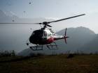 Flying out from Ganesh himal area  » Click to zoom ->