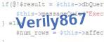 verification code